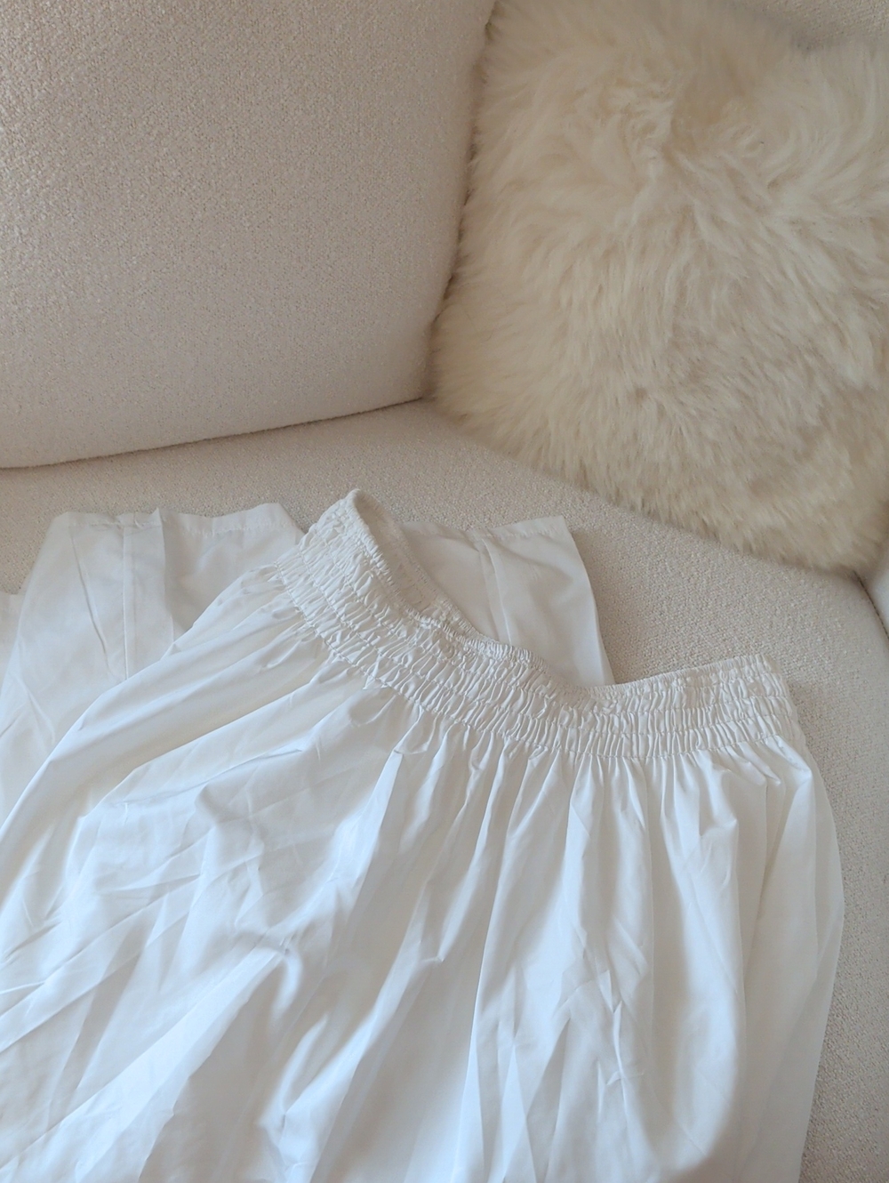 White Midi Skirt - Grade & Gather
